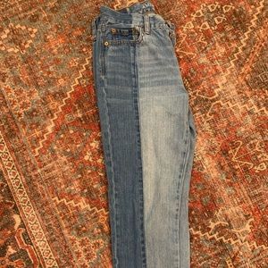 American Eagle two toned jeans